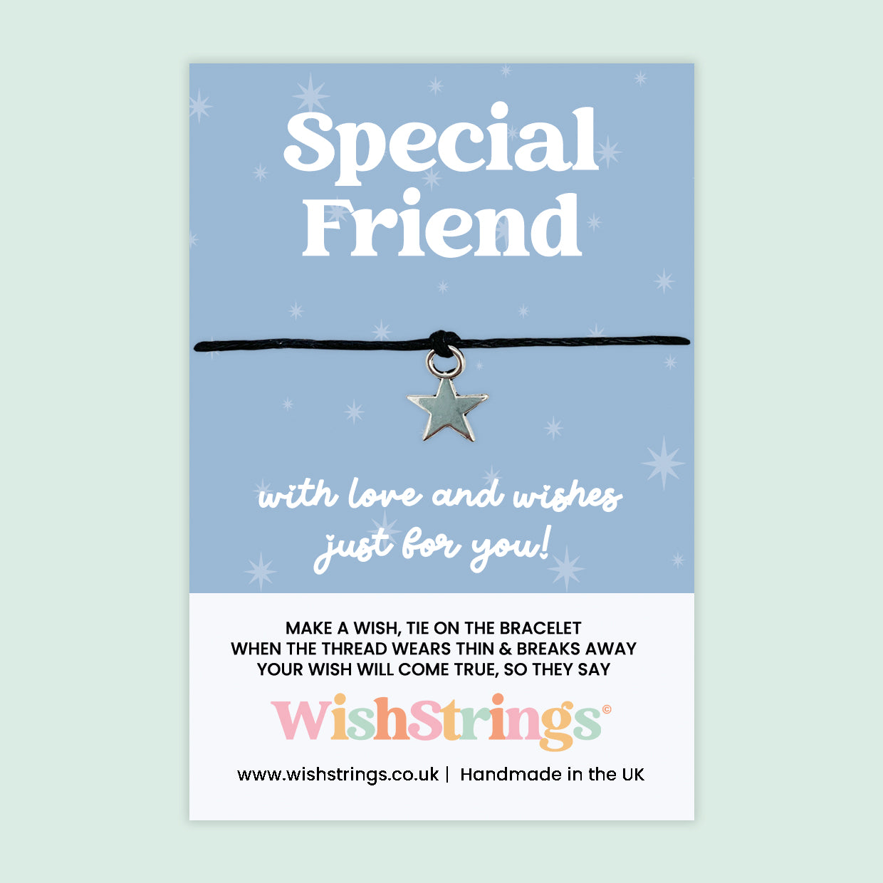 Special Friend Wish Bracelet – Friendship Keepsake Jewelry With Gift Card For Besties