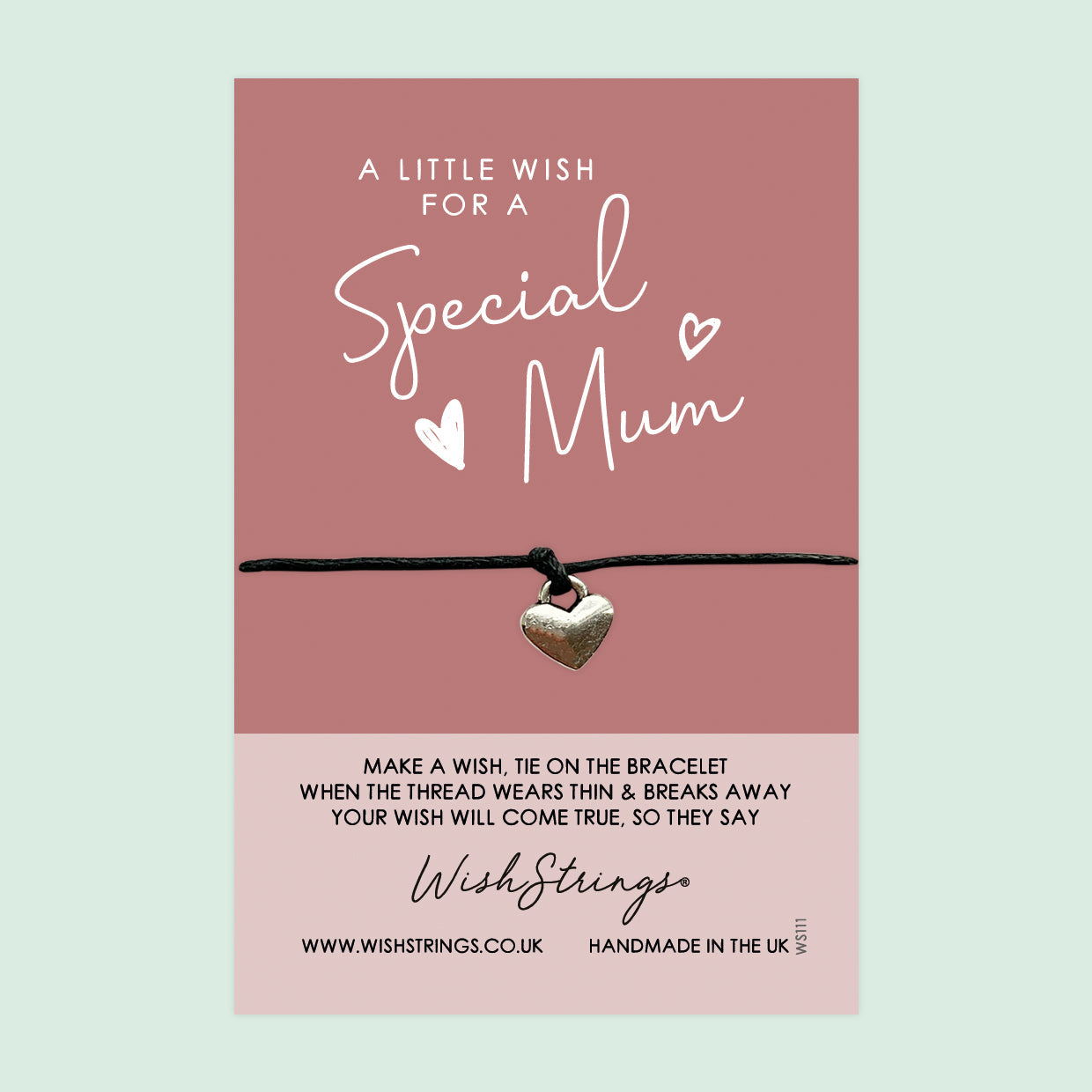 SALE - Special Mum  - WishStrings Wish Bracelet - S001♥