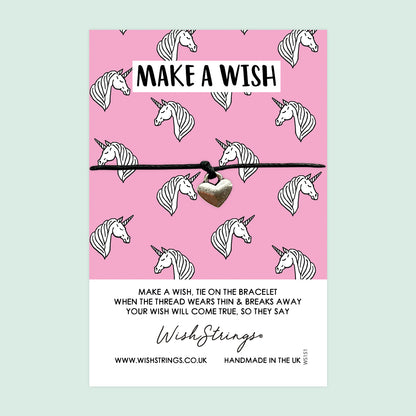 Unicorn, Make a Wish - WishStrings Wish Bracelet