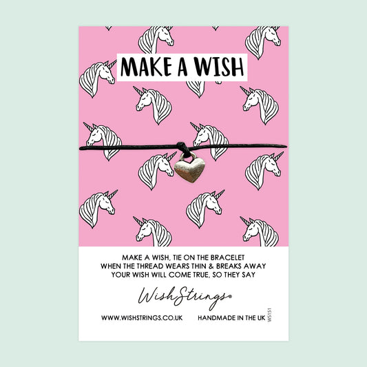 Unicorn, Make a Wish - WishStrings Wish Bracelet