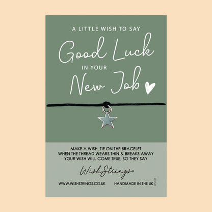 SALE - Good Luck in Your New Job  - WishStrings Wish Bracelet - S152★