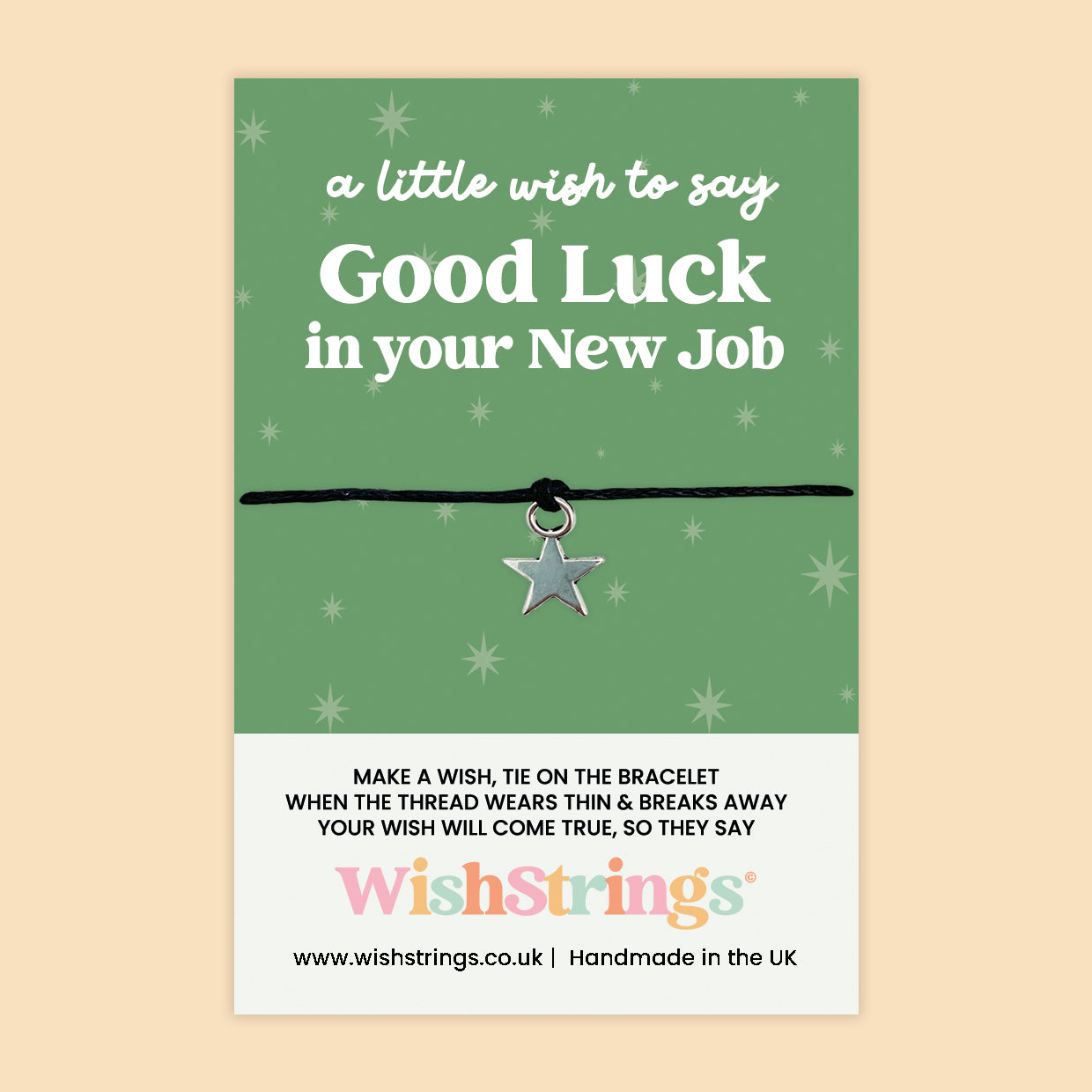 Good Luck Collection – 6 Pocket Hugs & 6 WishStrings | Encouragement & Support Gifts | Handmade Inspirational Keepsakes