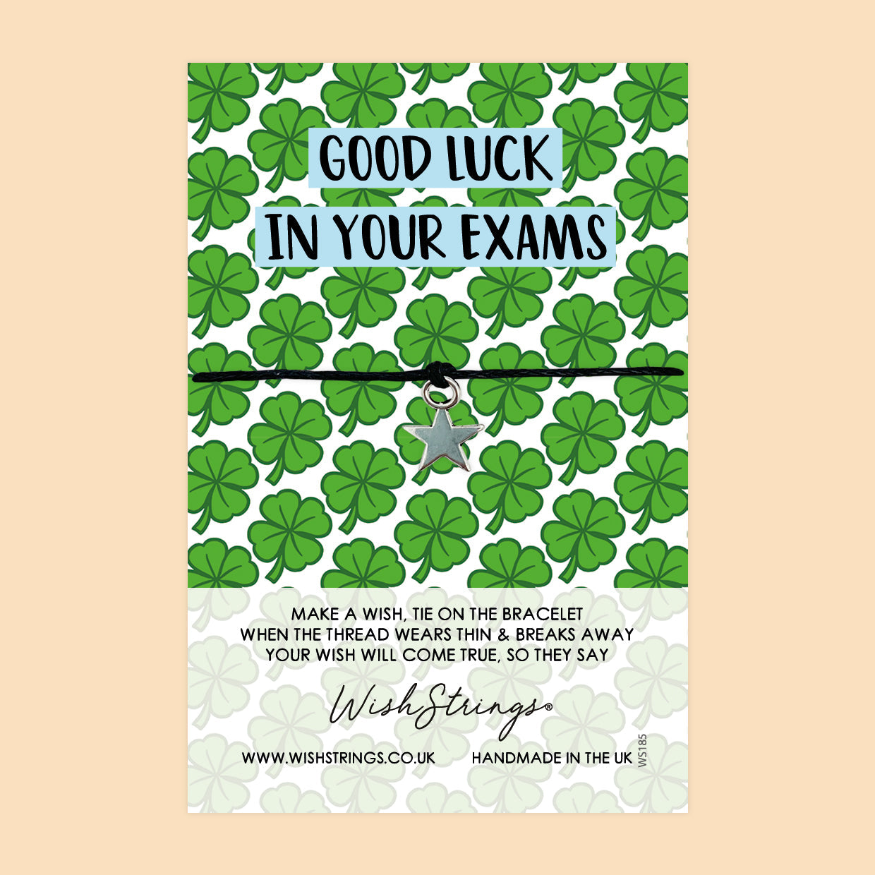 SALE - Good Luck in Your Exams  - WishStrings Wish Bracelet - S151★