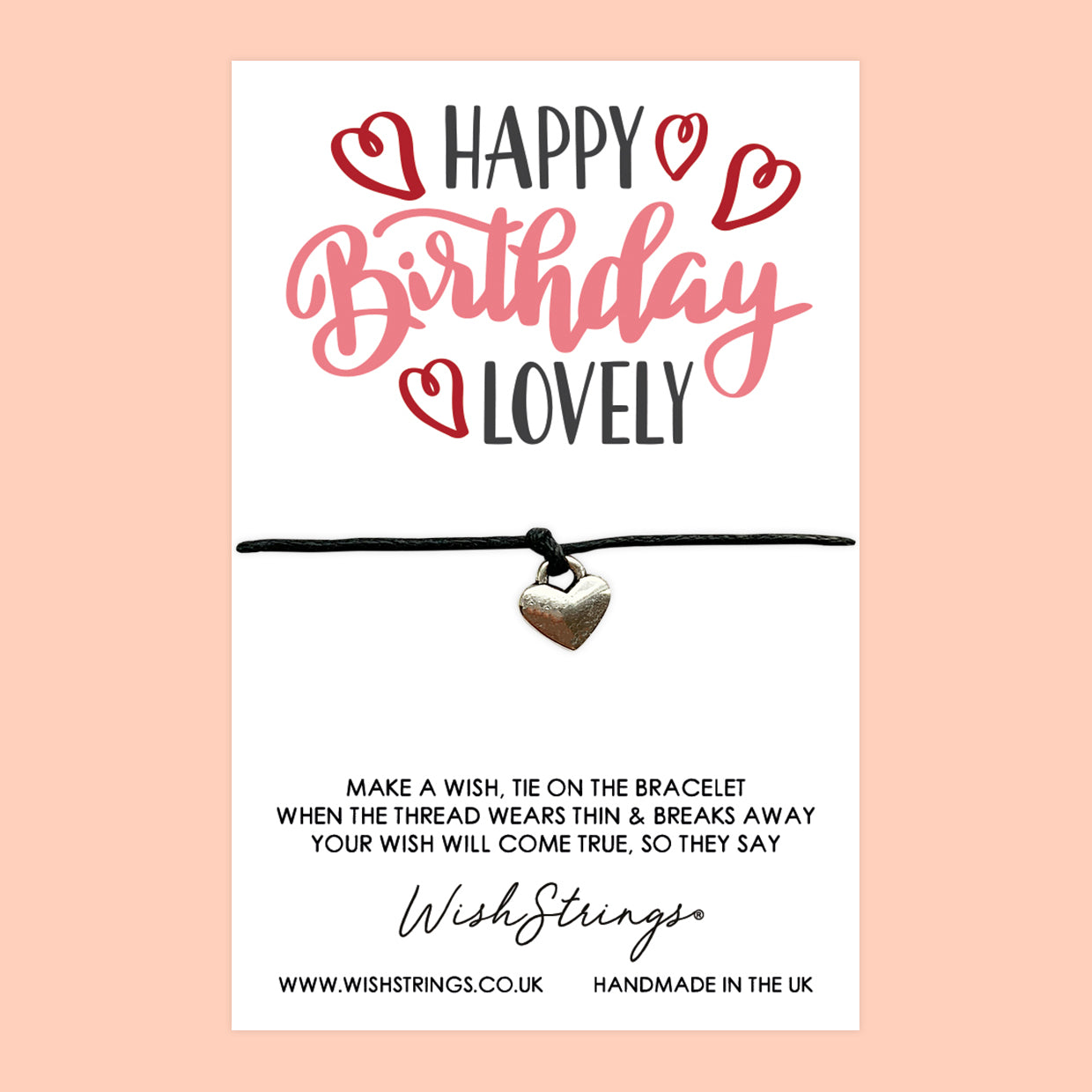 Happy Birthday Lovely - WishStrings Wish Bracelet