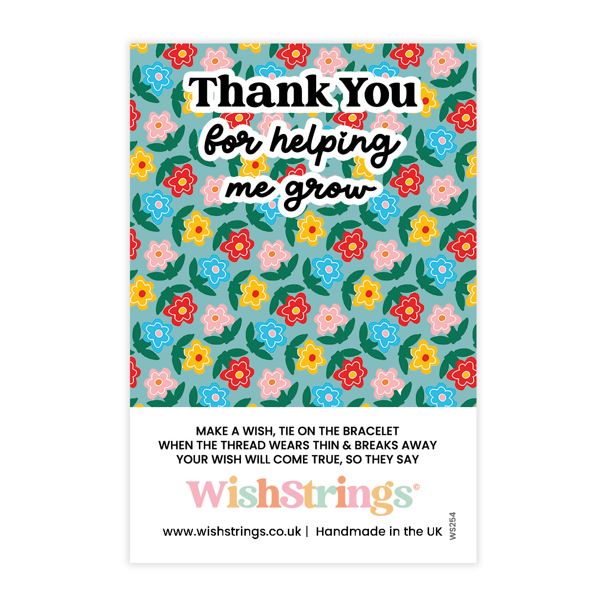 Thank You for Helping me Grow