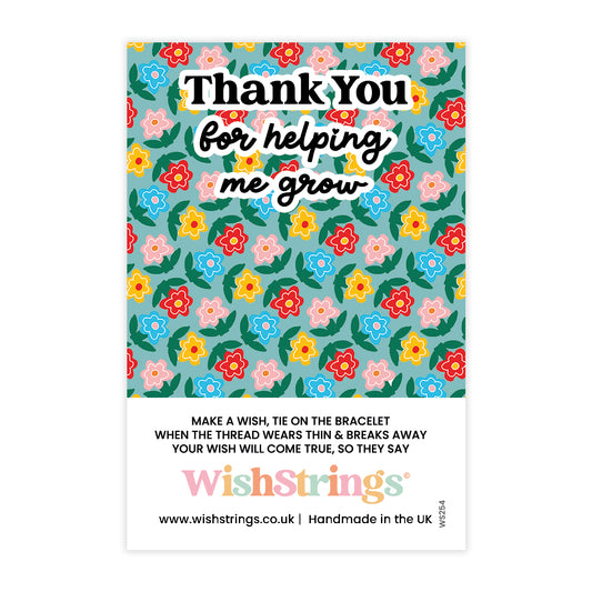 Thank You for Helping me Grow
