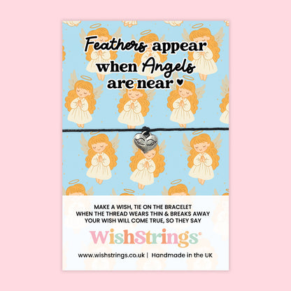 Angel Collection – 6 Pocket Hugs, 6 WishStrings & 6 Angel Tokens | Guardian Angel Gifts | Handmade Comfort Keepsakes