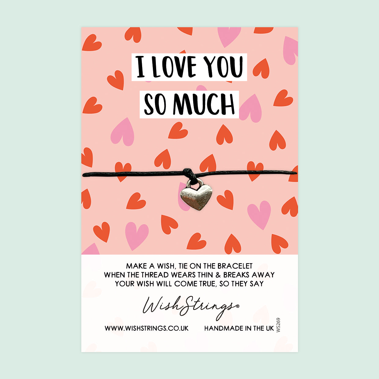 I Love You so Much - WishStrings Wish Bracelet