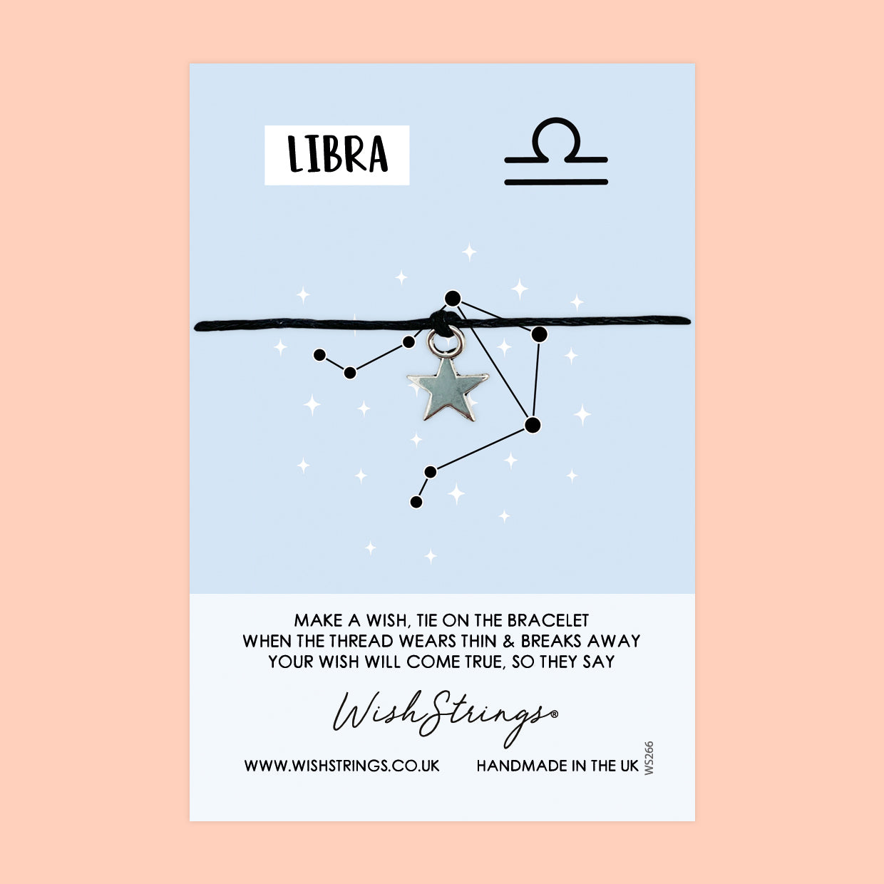 Libra, Star Sign - WishStrings Wish Bracelet