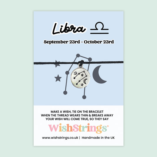 Libra Star Sign Bracelet – Zodiac Keepsake With Gift Card | Birthday Wish Gift
