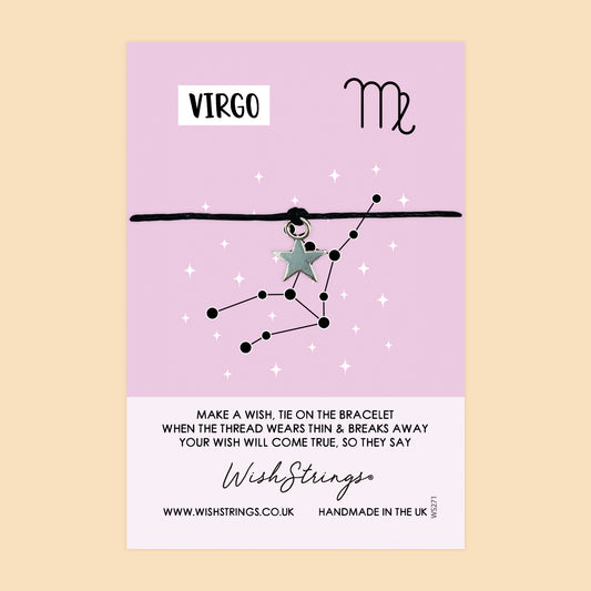 Virgo, Star Sign - WishStrings Wish Bracelet