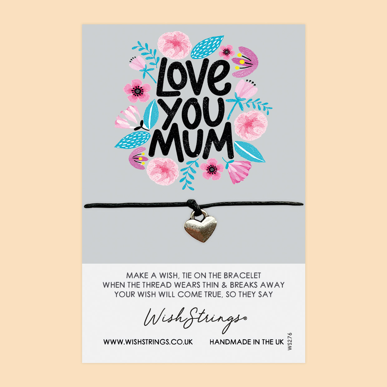 Love You Mum - WishStrings Wish Bracelet