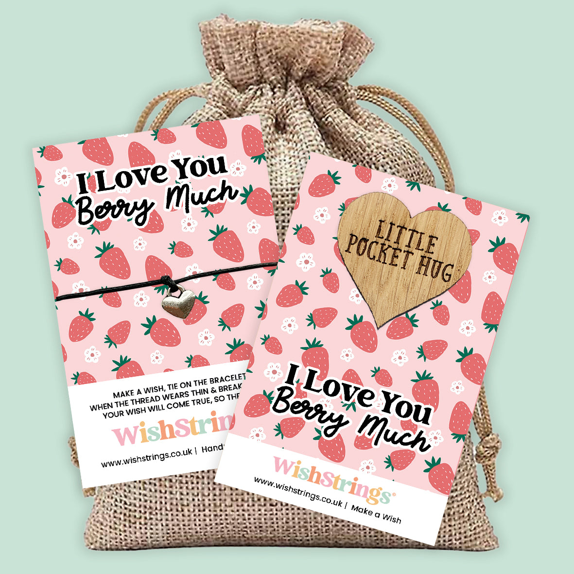 Sending Love Gift Bundle Collection | WishStrings & Pocket Hugs | Thoughtful Letterbox Gifts with Handwritten Note