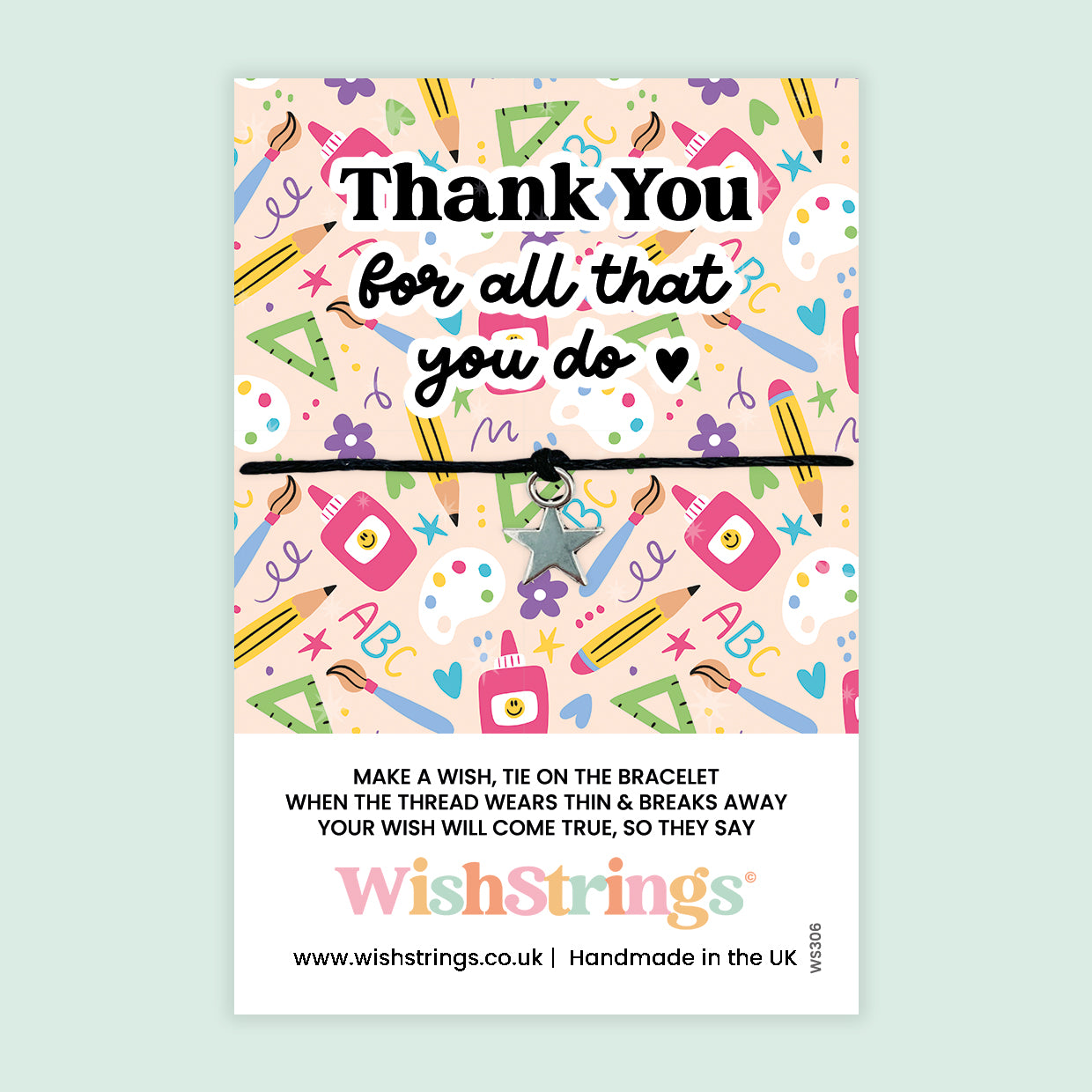 Teacher Gift Collection – WishStrings & Pocket Hugs | End of Term Thank You Tokens | Thoughtful Keepsakes for Teachers & Teaching Assistants