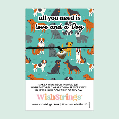 Dog Lover Gifts | Meaningful Pet Keepsake Tokens & WishStrings Bracelets with Pawprint Charms