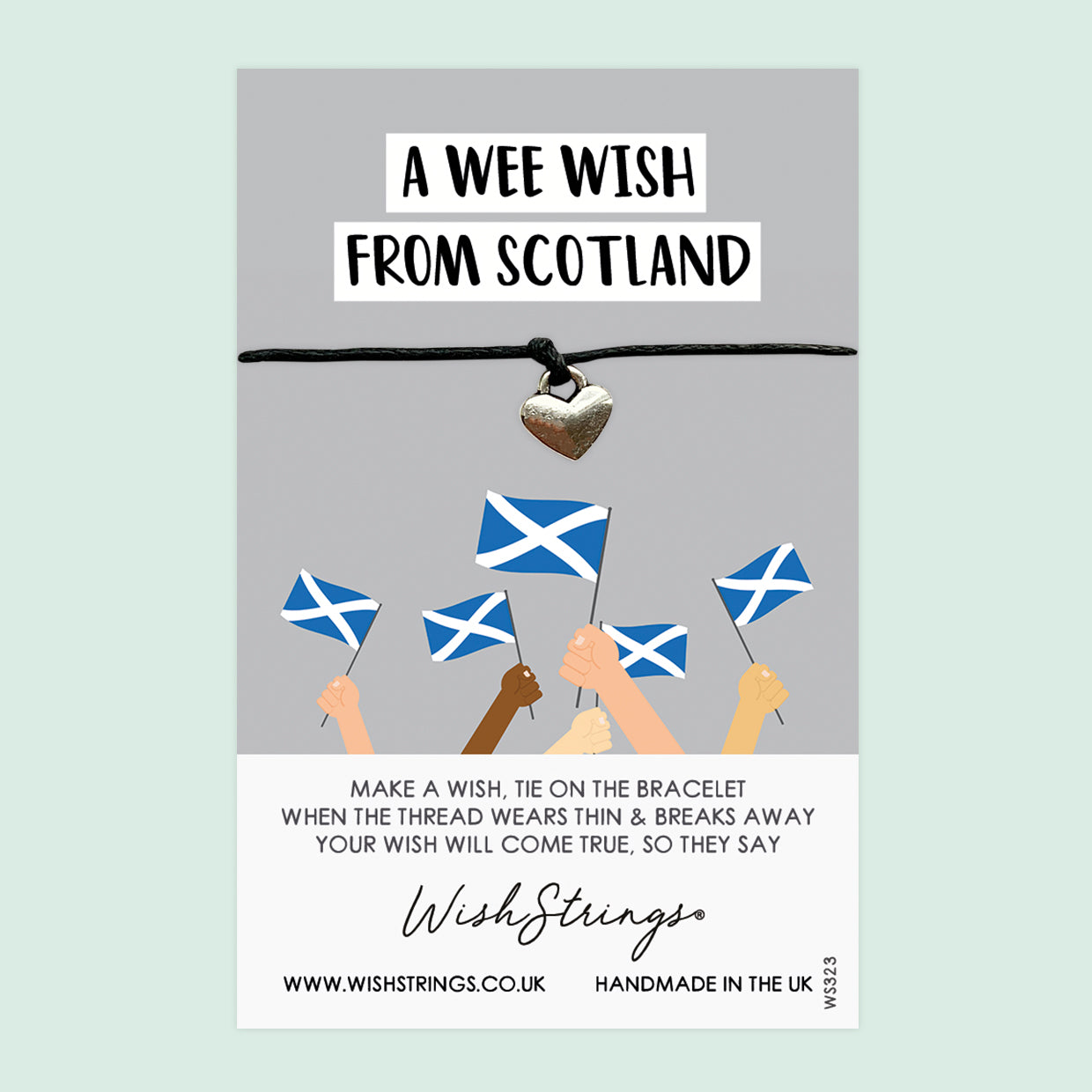 Wee Wish from Scotland - WishStrings Wish Bracelet