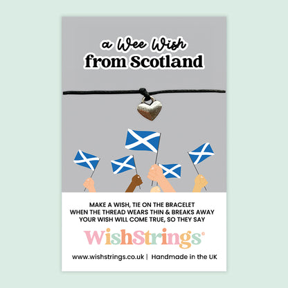 Scottish Collection – Wish Bracelets & Pocket Hug Tokens | Handmade Keepsakes with Scottish Quotes & Symbols | Thoughtful Gifts from Scotland