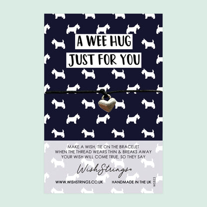 A Wee Hug Just for You - WishStrings Wish Bracelet