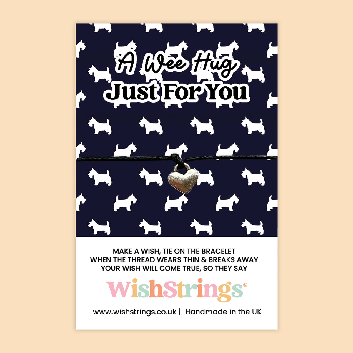 Scottish Collection – Wish Bracelets & Pocket Hug Tokens | Handmade Keepsakes with Scottish Quotes & Symbols | Thoughtful Gifts from Scotland
