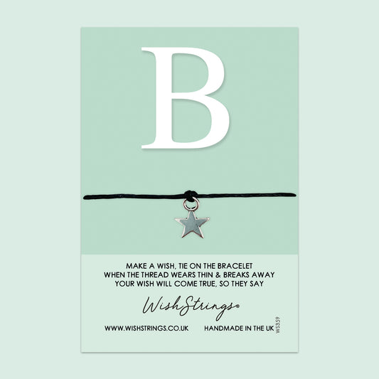 Letter B Bracelet – Personalized Gift Bracelet With Gift Card | Handmade Keepsake