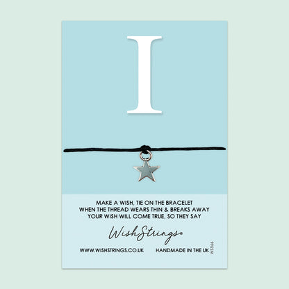 Initial Wish Bracelet | Meaningful Keepsake Gift With Gift Card | Friendship Wish Bracelet