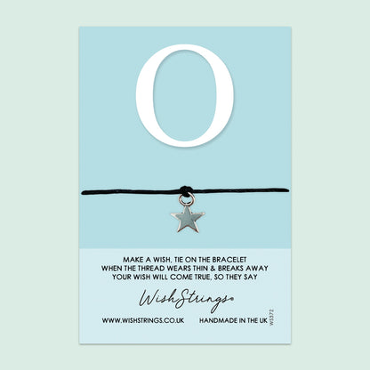 Wishstrings Letter Bracelet – Personalized Initial Jewelry Gift | Gift Card Included