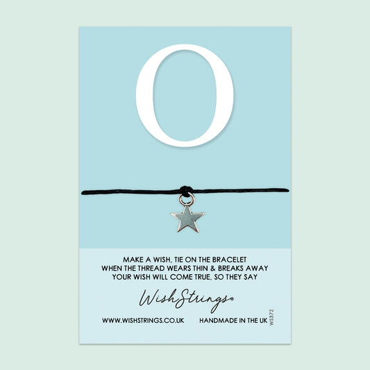 Wishstrings Letter Bracelet – Personalized Initial Jewelry Gift | Gift Card Included