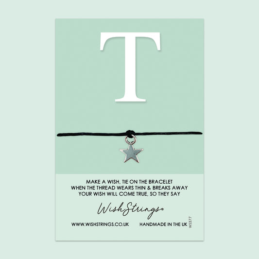 WishStrings Wish Bracelet – Personalized Initial Bracelet With Gift Card | Thoughtful Keepsake