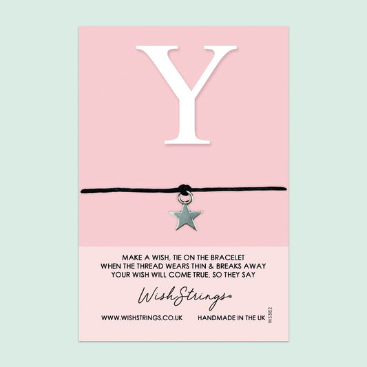 Letter Wish Bracelet – Personalized Initial Bracelet With Gift Card | Meaningful Keepsake