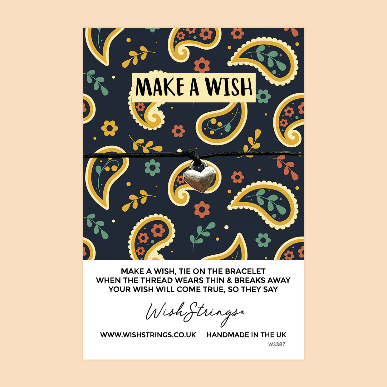 Make a Wish, Paisley - WishStrings Wish Bracelet