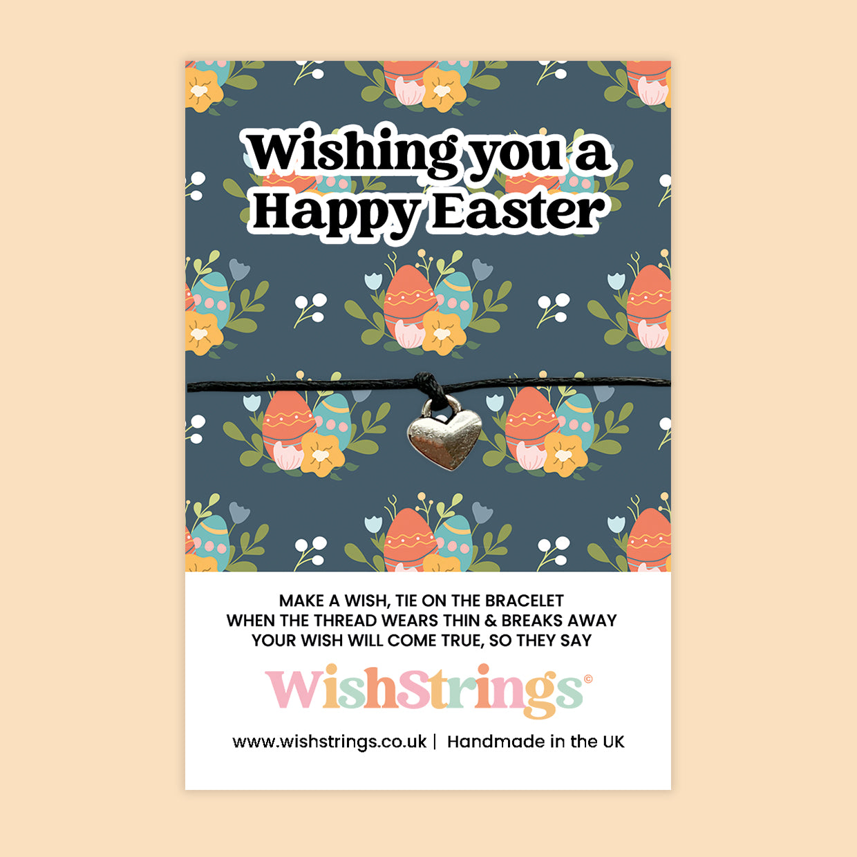 Easter Wishes Collection – 6 Pocket Hugs & 6 WishStrings | Easter Gifts & Spring Keepsakes | Handmade Seasonal Gifts