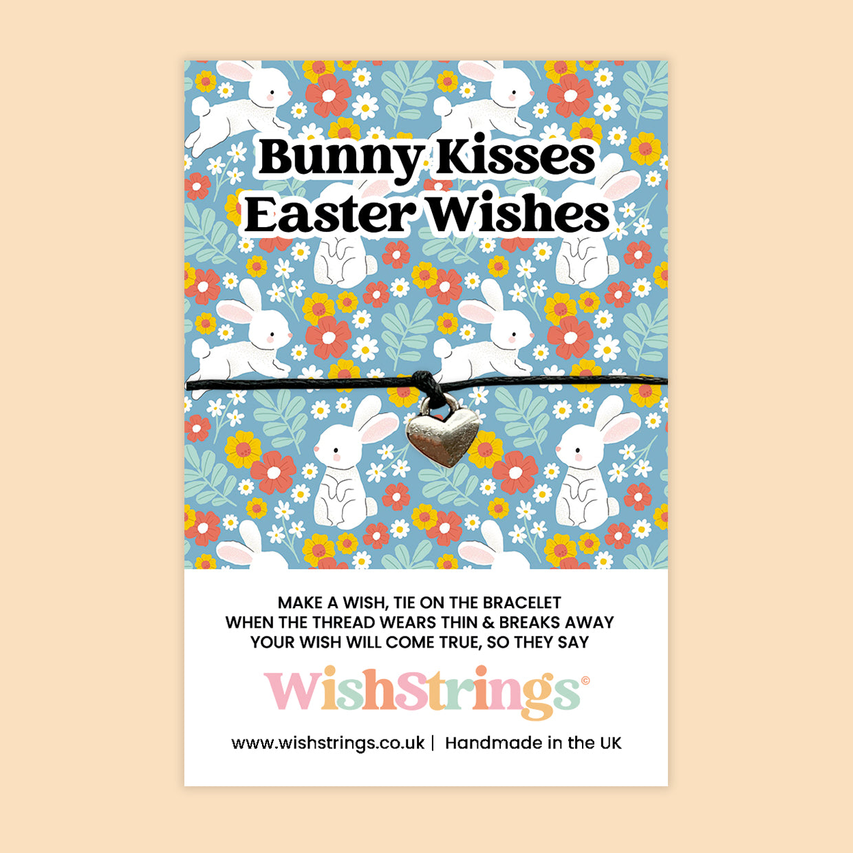 Easter Wishes Collection – 6 Pocket Hugs & 6 WishStrings | Easter Gifts & Spring Keepsakes | Handmade Seasonal Gifts