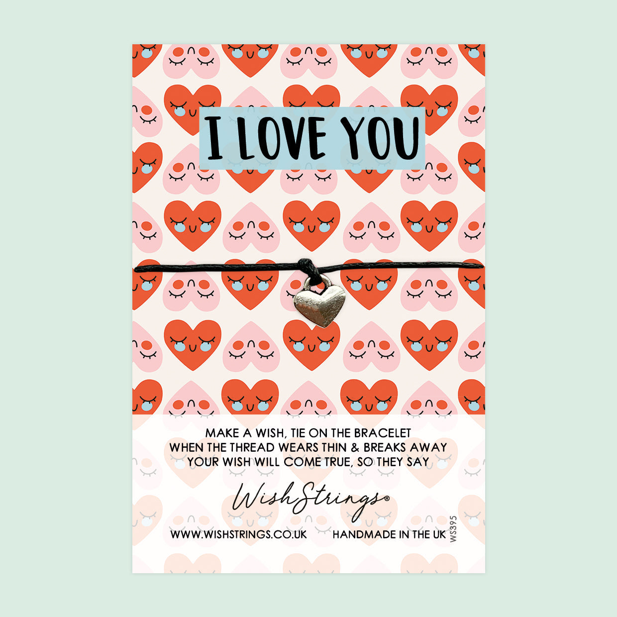SALE I Love You - WishStrings Wish Bracelet - S116♥