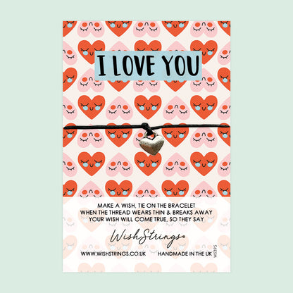 SALE I Love You - WishStrings Wish Bracelet - S116♥