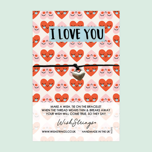 SALE I Love You - WishStrings Wish Bracelet - S116♥