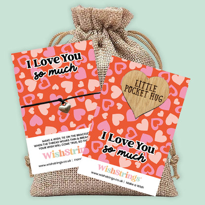 Sending Love Gift Bundle Collection | WishStrings & Pocket Hugs | Thoughtful Letterbox Gifts with Handwritten Note