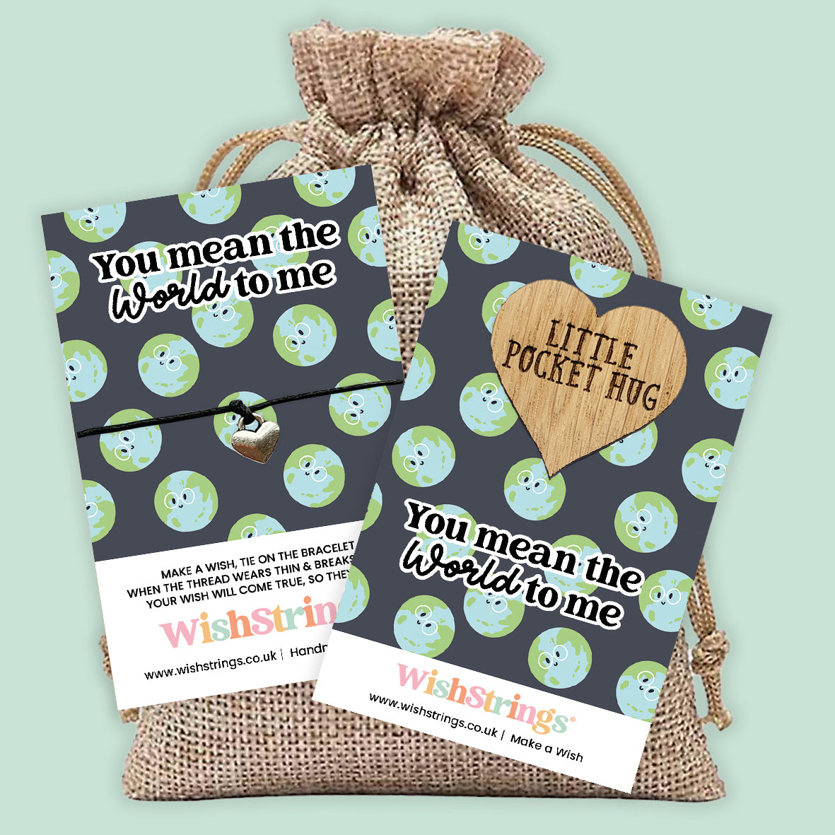 Sending Love Gift Bundle Collection | WishStrings & Pocket Hugs | Thoughtful Letterbox Gifts with Handwritten Note