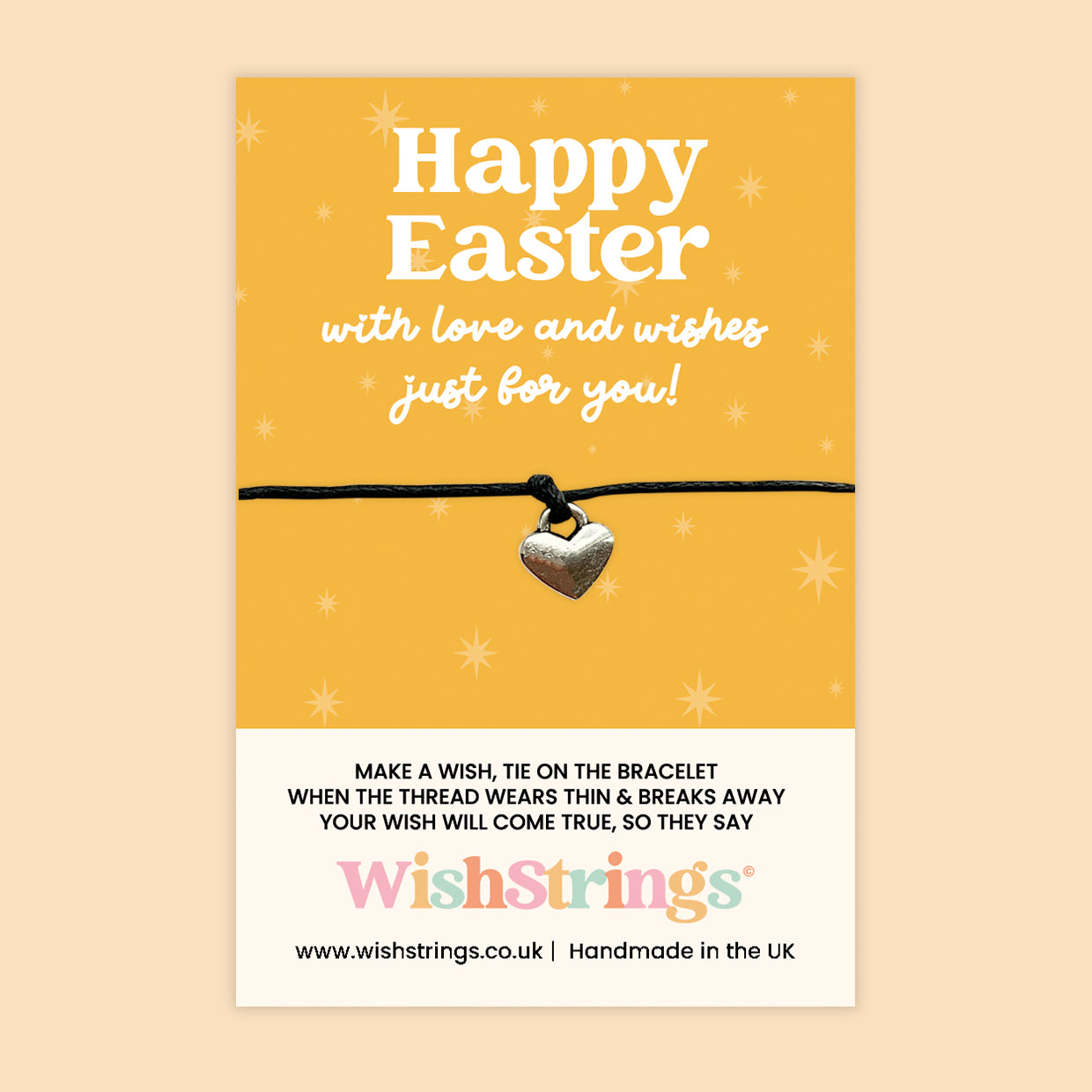 Easter Wishes Collection – 6 Pocket Hugs & 6 WishStrings | Easter Gifts & Spring Keepsakes | Handmade Seasonal Gifts
