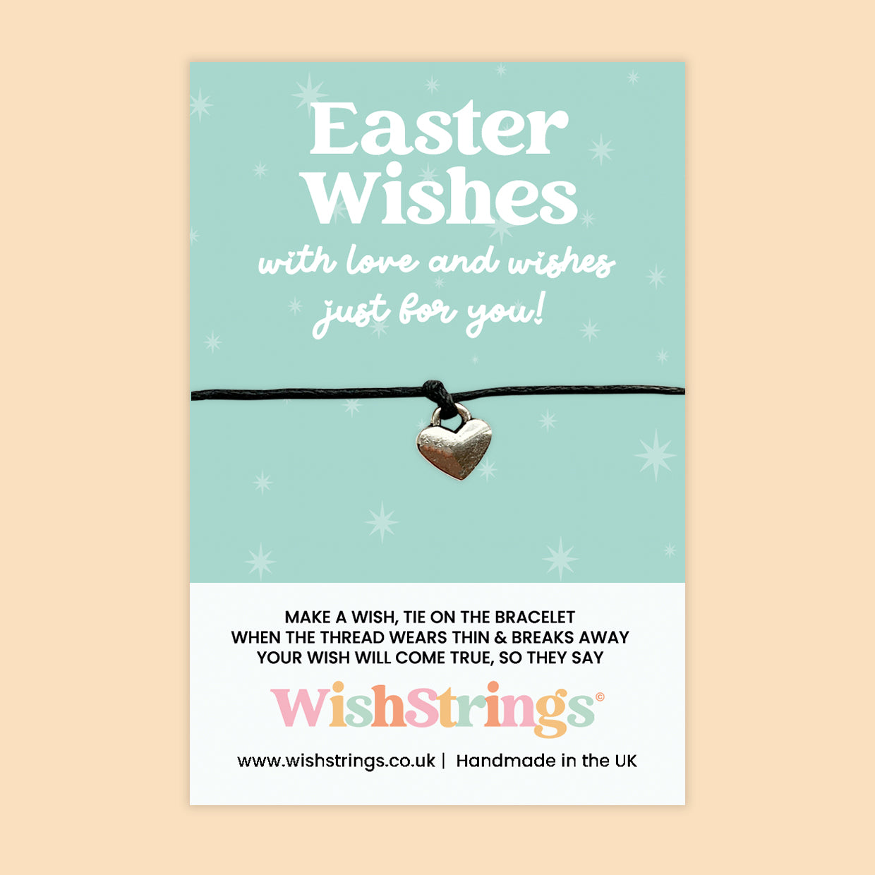 Easter Wishes Collection – 6 Pocket Hugs & 6 WishStrings | Easter Gifts & Spring Keepsakes | Handmade Seasonal Gifts
