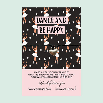 Dance and be Happy  - WishStrings Wish Bracelet