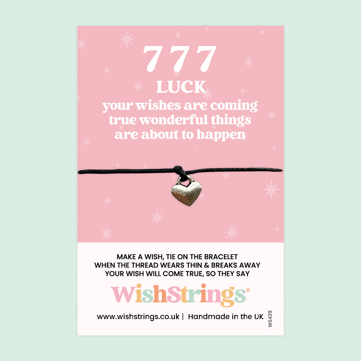 777, Angel Number - WishStrings Wish Bracelet