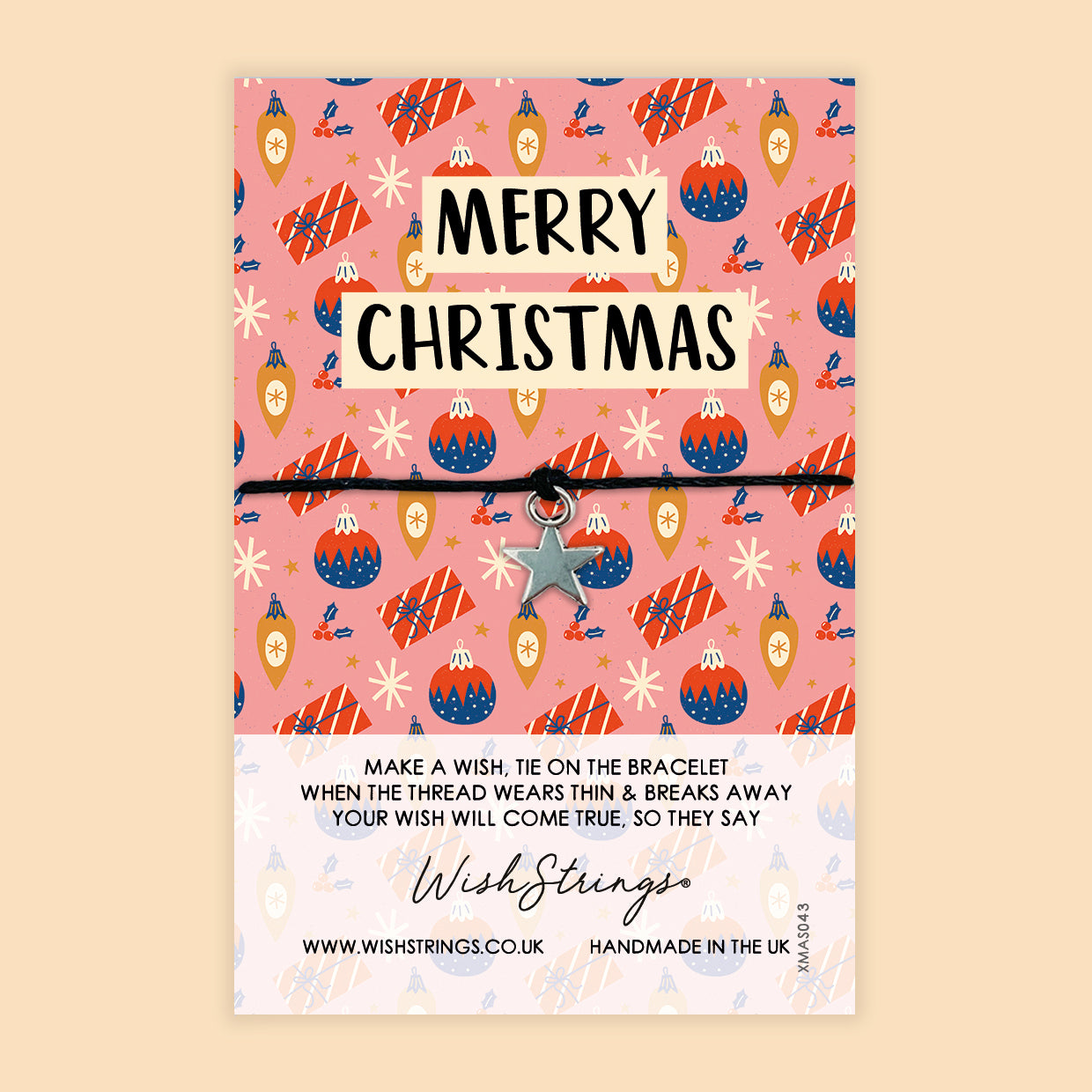 Christmas Collection – Festive Wish Bracelets & Pocket Hug Tokens | Handmade Keepsakes with Charms & Seasonal Quotes | Thoughtful Stocking Fillers