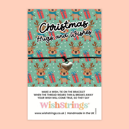 Christmas Collection – Festive Wish Bracelets & Pocket Hug Tokens | Handmade Keepsakes with Charms & Seasonal Quotes | Thoughtful Stocking Fillers