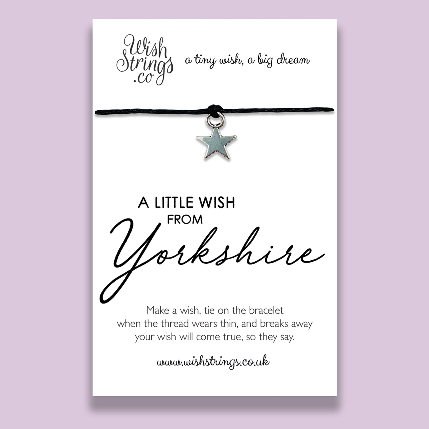 SALE - YORKSHIRE - WishStrings Wish Bracelet - S072★