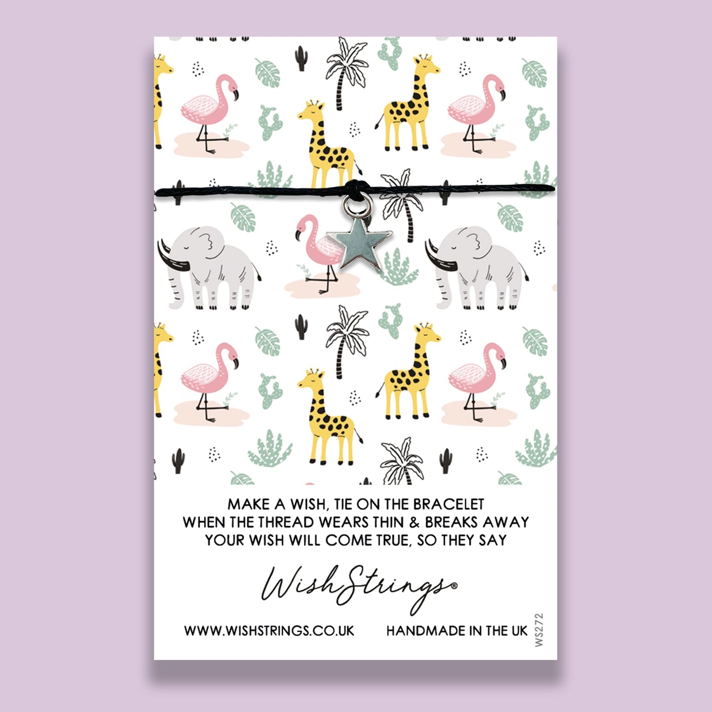 SALE - ZOO ANIMALS - WishStrings Wish Bracelet - WS062★