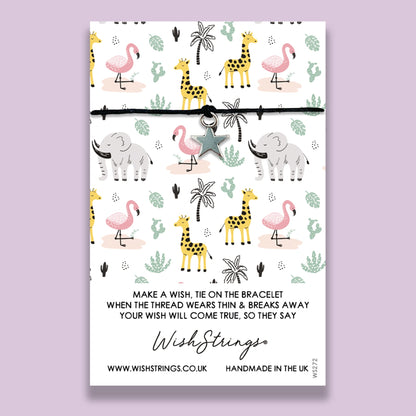 SALE - ZOO ANIMALS - WishStrings Wish Bracelet - WS062★