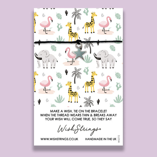 SALE - ZOO ANIMALS - WishStrings Wish Bracelet - WS062★