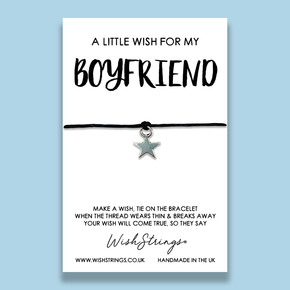 SALE - LittleWish BOYFRIEND - WishStrings Wish Bracelet - S175★