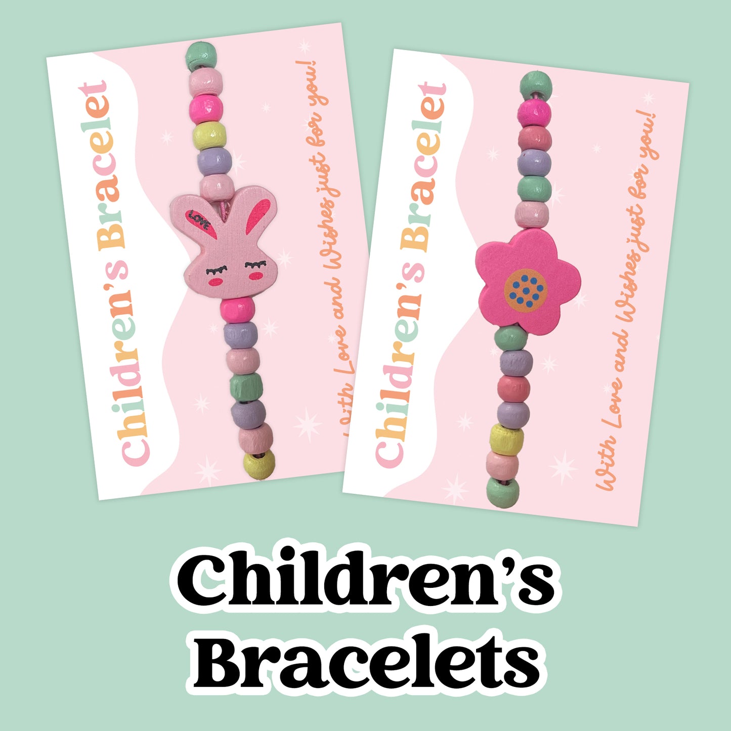 Children’s Bracelet Collection – Colourful Wish Bracelets with Fun Charms | Handmade Keepsakes for Kids | Affordable Gifts & Party Bag Favourites