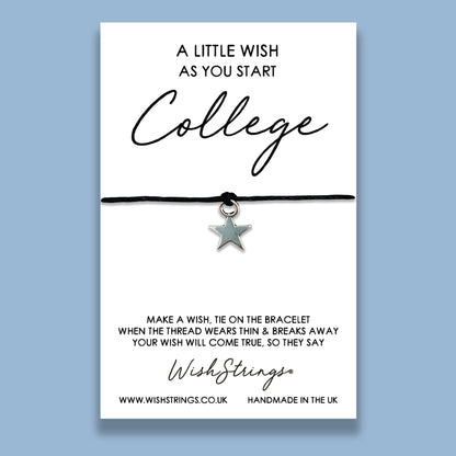 SALE - LittleWish COLLEGE  - WishStrings Wish Bracelet - S170★